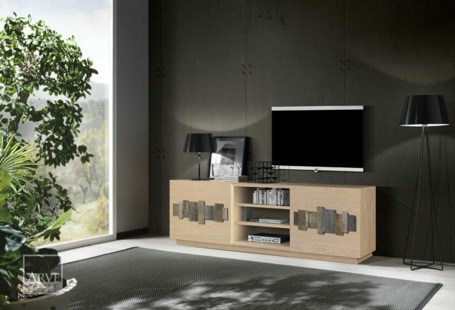 Porta TV Amalia legno antico
