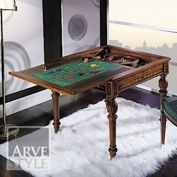 Tavolo da gioco con roulette