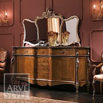 Credenza Luigi XXI radica di frassino