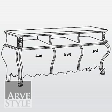 Porta TV laccato