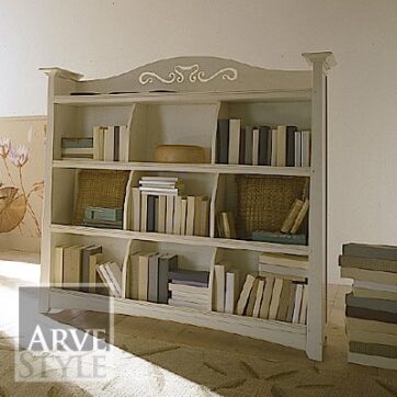 Libreria Naima laccata bianca