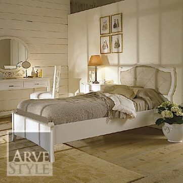Letto Naima laccata bianca