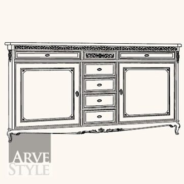 Credenza Villa F-13/L7S