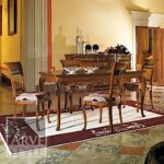 Tavolo allungabile Villa intarsiato F-56/T160