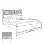 Letto Villa laccato F-60/ZGL
