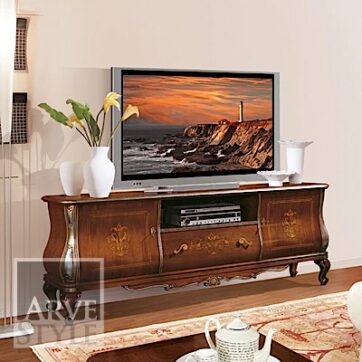 Porta TV intarsiato