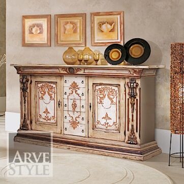 Credenza dipinta