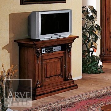 Porta TV intagliato